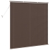 Venēcijas Žalūzija Tumši Brūna Ar Rakstu 150 X 150 Cm Pvc Vidaxl