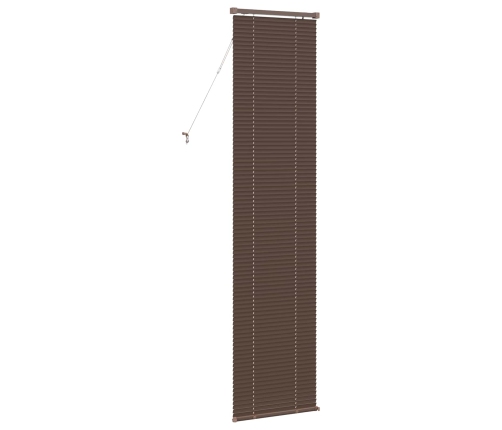Venēcijas Žalūzija Tumši Brūna Ar Rakstu 213 X 60 Cm Pvc Vidaxl