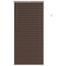 Venēcijas Žalūzija Tumši Brūna Ar Rakstu 213 X 70 Cm Pvc Vidaxl