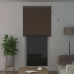 Venēcijas Žalūzija Tumši Brūna Ar Rakstu 213 X 80 Cm Pvc Vidaxl