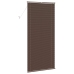 Venēcijas Žalūzija Tumši Brūna Ar Rakstu 213 X 100 Cm Pvc Vidaxl
