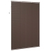 Venēcijas Žalūzija Tumši Brūna Ar Rakstu 213 X 130 Cm Pvc Vidaxl