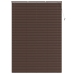 Venēcijas Žalūzija Tumši Brūna Ar Rakstu 213 X 160 Cm Pvc Vidaxl