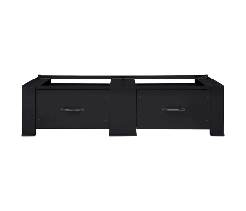 Veļas Mazgājamā Mašīna Uzpaliks 2 Pcs Melna 64 X 55 X 32.5 Cm Vidaxl