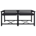 Veļas Mazgājamā Mašīna Uzpaliks 2 Pcs Melna 64 X 55 X 32.5 Cm Vidaxl