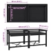 Veļas Mazgājamā Mašīna Uzpaliks 2 Pcs Melna 64 X 55 X 32.5 Cm Vidaxl