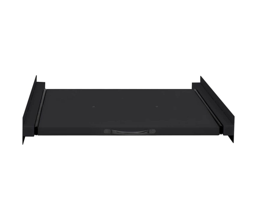 Veļas Mašīnas Starpsiena Melna 60 X 60 X 8 Cm Tērauds Vidaxl