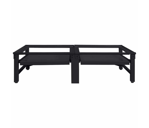 Veļas Mazgājamā Mašīna Uzpaliks 2 Pcs Melna 64 X 55 X 32.5 Cm Vidaxl