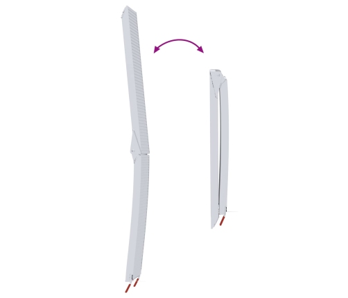 2 Pcs 205 X 29,5 X 13 Cm Vidaxl