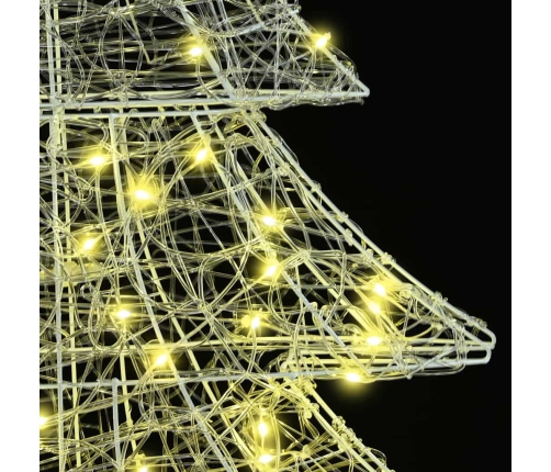 Ziemassvētku Eglīte Su 160 Led Silti Balta 150 Cm Akrils Vidaxl