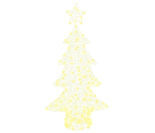 Ziemassvētku Eglīte Su 160 Led Silti Balta 150 Cm Akrils Vidaxl