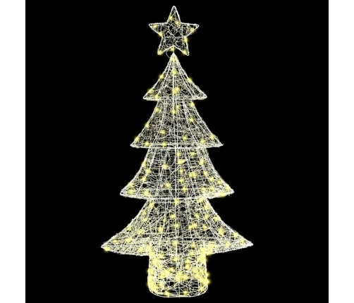 Ziemassvētku Eglīte Su 160 Led Silti Balta 150 Cm Akrils Vidaxl