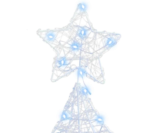 Ziemassvētku Eglīte Su 160 Led Vēsi Balta 150 Cm Akrils Vidaxl