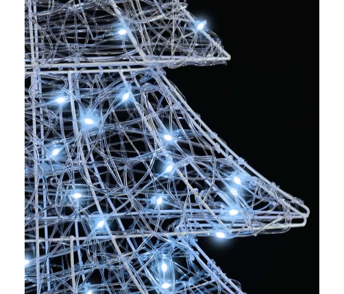 Ziemassvētku Eglīte Su 160 Led Vēsi Balta 150 Cm Akrils Vidaxl