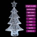 Ziemassvētku Eglīte Su 160 Led Vēsi Balta 150 Cm Akrils Vidaxl