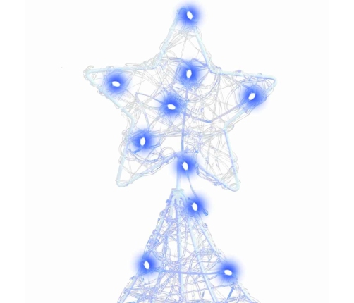 Ziemassvētku Eglīte Su 160 Led Zila 150 Cm Akrils Vidaxl