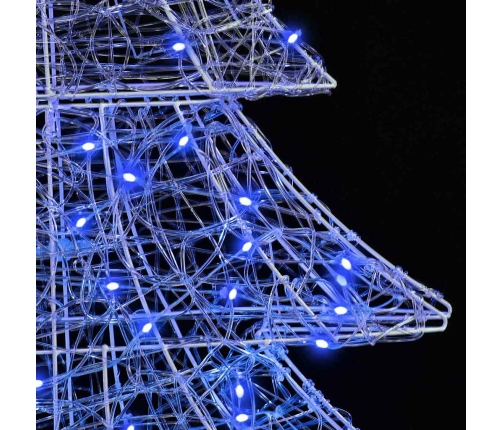 Ziemassvētku Eglīte Su 160 Led Zila 150 Cm Akrils Vidaxl