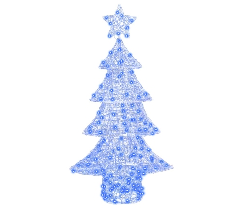 Ziemassvētku Eglīte Su 160 Led Zila 150 Cm Akrils Vidaxl