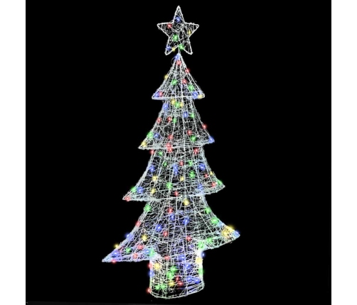 Ziemassvētku Eglīte Su 160 Led Daudzkrāsains 150 Cm Akrils Vidaxl