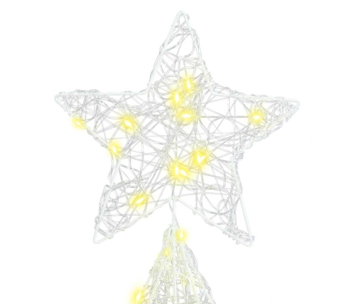 Ziemassvētku Eglīte Su 240 Led Silti Balta 180 Cm Akrils Vidaxl