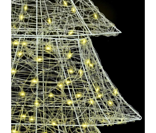 Ziemassvētku Eglīte Su 240 Led Silti Balta 180 Cm Akrils Vidaxl