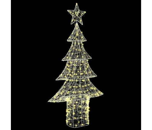 Ziemassvētku Eglīte Su 240 Led Silti Balta 180 Cm Akrils Vidaxl