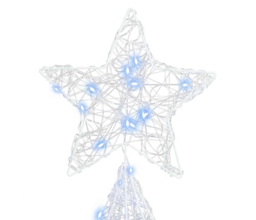 Ziemassvētku Eglīte Su 240 Led Vēsi Balta 180 Cm Akrils Vidaxl