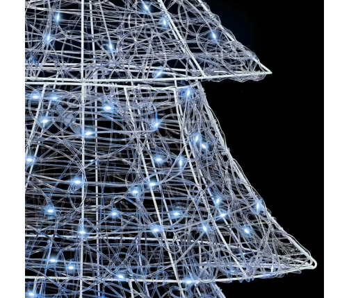 Ziemassvētku Eglīte Su 240 Led Vēsi Balta 180 Cm Akrils Vidaxl