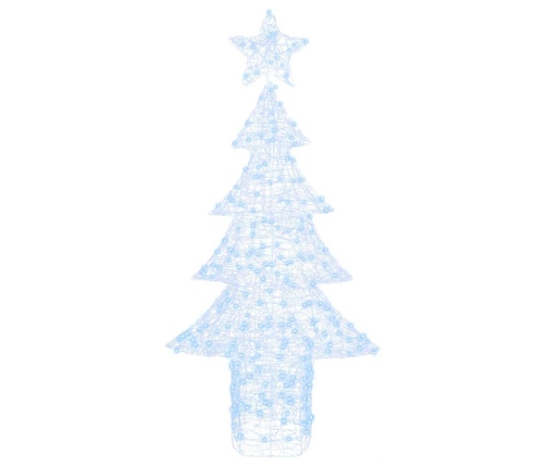 Ziemassvētku Eglīte Su 240 Led Vēsi Balta 180 Cm Akrils Vidaxl