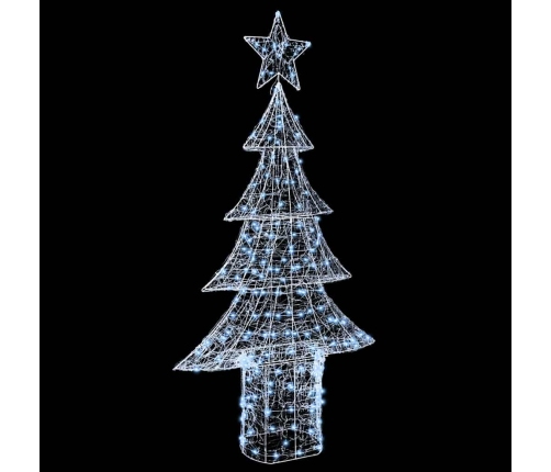 Ziemassvētku Eglīte Su 240 Led Vēsi Balta 180 Cm Akrils Vidaxl