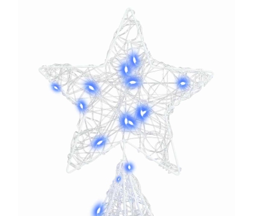 Ziemassvētku Eglīte Su 240 Led Zila 180 Cm Akrils Vidaxl