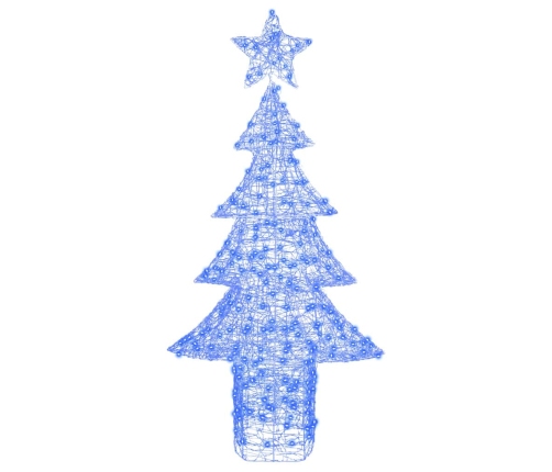 Ziemassvētku Eglīte Su 240 Led Zila 180 Cm Akrils Vidaxl