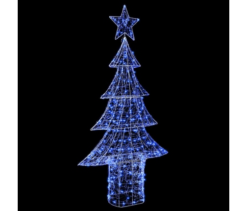 Ziemassvētku Eglīte Su 240 Led Zila 180 Cm Akrils Vidaxl