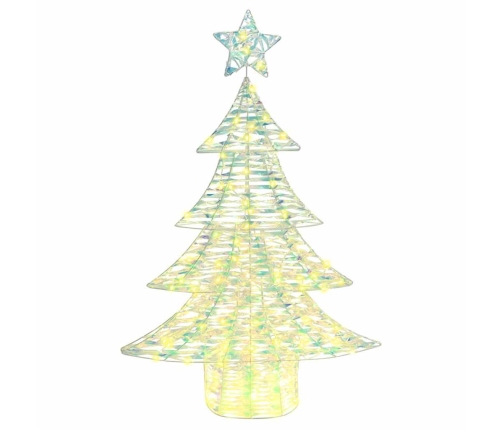 Ziemassvētku Eglīte Su 120 Led Silti Balta 120 Cm Pet Vidaxl