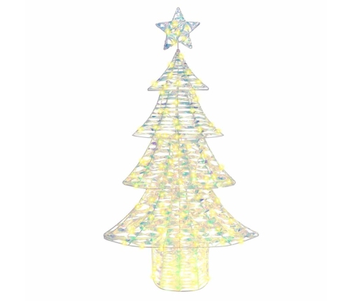 Ziemassvētku Eglīte Su 160 Led Silti Balta 150 Cm Pet Vidaxl