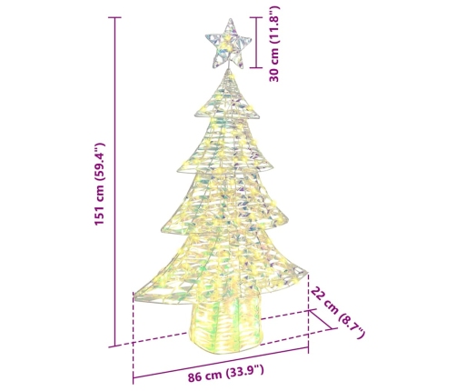 Ziemassvētku Eglīte Su 160 Led Silti Balta 150 Cm Pet Vidaxl