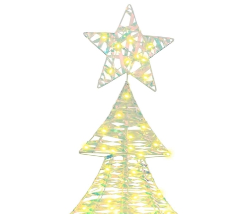 Ziemassvētku Eglīte Su 240 Led Silti Balta 180 Cm Pet Vidaxl