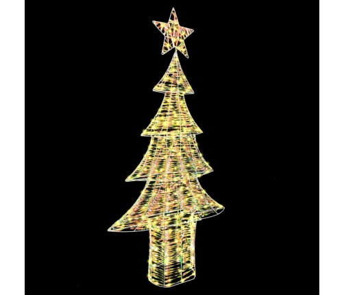 Ziemassvētku Eglīte Su 240 Led Silti Balta 180 Cm Pet Vidaxl