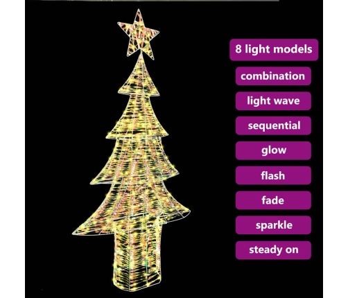 Ziemassvētku Eglīte Su 240 Led Silti Balta 180 Cm Pet Vidaxl