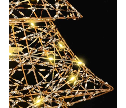 Ziemassvētku Eglīte Su 120 Led Silti Balta 120 Cm Pet Vidaxl