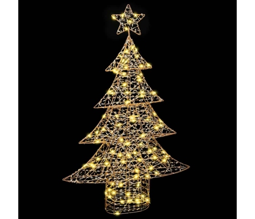 Ziemassvētku Eglīte Su 120 Led Silti Balta 120 Cm Pet Vidaxl