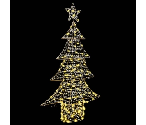 Ziemassvētku Eglīte Su 160 Led Silti Balta 150 Cm Pet Vidaxl