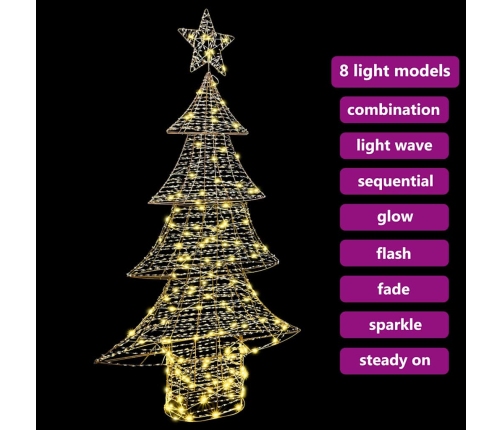 Ziemassvētku Eglīte Su 160 Led Silti Balta 150 Cm Pet Vidaxl