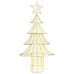 Ziemassvētku Eglīte Su 240 Led Silti Balta 180 Cm Pet Vidaxl