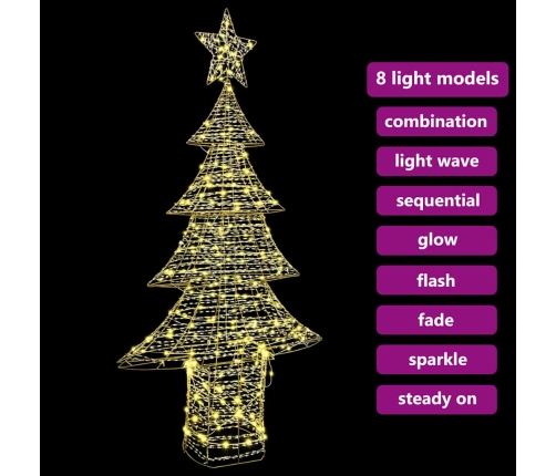 Ziemassvētku Eglīte Su 240 Led Silti Balta 180 Cm Pet Vidaxl