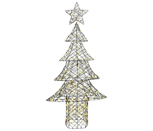 Ziemassvētku Eglīte Su 240 Led Silti Balta 180 Cm Rotangpalma Vidaxl