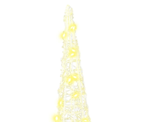 Ziemassvētku Eglīte 3 Pcs Silti Balta 40 Cm 60 Cm 80 Cm Akrils Vidaxl