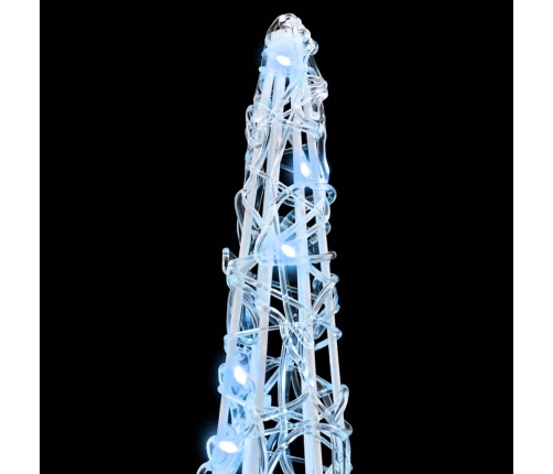 Ziemassvētku Eglīte 3 Pcs Vēsi Balta 40 Cm 60 Cm 80 Cm Akrils Vidaxl