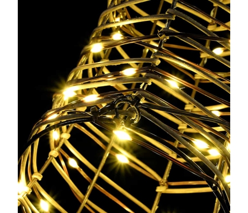 Ziemassvētku Ziemeļbriedis Ar Kamanām Silti Balta Rotangpalma Vidaxl