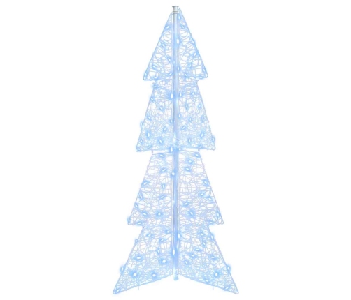 Ziemassvētku Eglīte Su 100 Led Auksti Balts 120 Cm Akrils Vidaxl